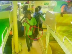 Terekam CCTV,  Portir Curi Hp Milik Penumpang KM Kelud