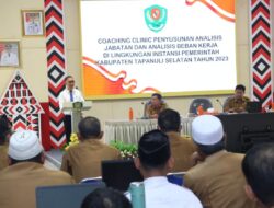 Buka Coaching Clinic, Bupati Tapsel : Semoga Terwujud Transformasi Birokrasi Dinamis Lincah dan Profesional
