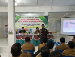 Kejari Tobasa Sosialisasi Jaga Desa di Kecamatan Lumbanjulu