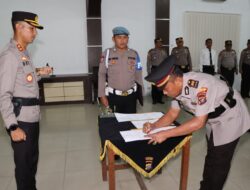 Kapolres Sergai lakukan Sertijab Wakapolres, Kasatreskrim dan Kabaglog