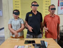 Polsek Barumun Tengah Ciduk Tiga Tersangka Terlibat Narkoba