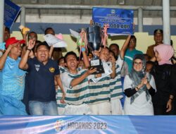 dr Susanti Saksikan Pertandingan Final Wali Kota Cup 2023