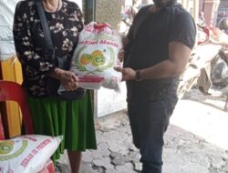 Ikatan Wartawan Polsek Medan Baru Salurkan Bantuan Beras
