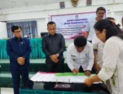 Nota Kesepakatan Ranperda P APBD TA 2023 Ditandatangani