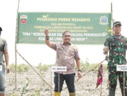 Kodim 0208/Asahan Dan Inalum Kolaborasi Tanam Mangrove di Pesisir Batu Bara 