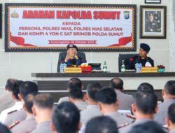 Kapolda Sumut Instruksikan Personel Berantas Narkoba dan Sukseskan Pemilu 2024