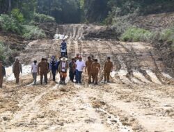 Bupati Humbahas Tinjau Pembangunan Akses Jalan Food Estate dan TSTH