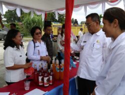 Bupati Toba Tinjau Pasar Murah di Laguboti