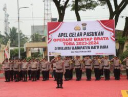 Wakapolres Batubara Pimpin Apel Operasi Mantap Brata Toba 2023 – 2024