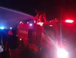 Empat Pintu Rumah Kios Ludes Terbakar di Kecamatan Barumun