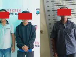Tiga Tersangka Pelaku Penganiayaan Hingga Meninggal Dunia, Di Tangkap