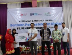 PLN Peduli Serahkan Bantuan Perpustakaan Digital ke MAN Gunungsitoli