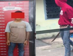 Polsek Medan Baru Ciduk Tersangka Pelaku Pengancaman IRT  
