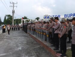 Kapolres Simalungun Pimpin Pelatihan Dalmas Dan Brimob Guna Kesiapsiagaan Pemilu 2024