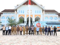 Bus Rombongan KPK RI Tiba Di Aceh Utara