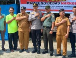 Polres P.Siantar Resmikan 2 Posko Kampung Bersih Narkoba