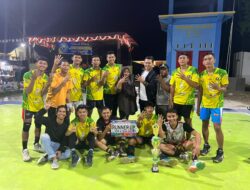 Batam Gass Dan Apel Maju Ke Final Turnamen Voli Irwansyah Cup III