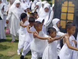 300 Siswa RA Palas Ikuti Praktek Manasik Haji