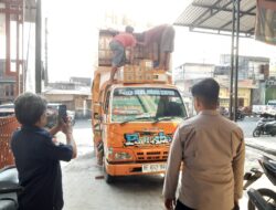 Pengangkutan Logistik Pemilu Milik KPU Sibolga Dikawal Ketat