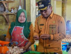 Pj. Walikota Padangsidimpuan Pantau Harga Sembako di Pasar Pajak Batu
