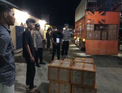 Distribusi Logistik Tinta Pemilu Tiba Di Batubara