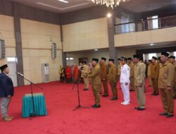 Bupati Tqpsel Lantik 35 Pejabat Di Lingkungan Pemkab