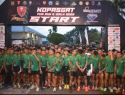 HUT Kopasgat Ke 76 Diikuti 2000 Peserta Banderan Fun Run & Walk 2023
