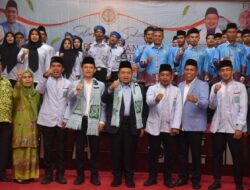 Dolly Hadiri Pelantikan BKPRMI Tapsel