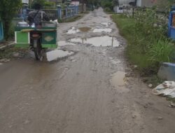 Jalan Desa Pelawi Selatan Kupak Kapik 