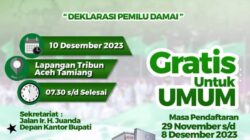 Puluhan Doorprize Jalan Santai Moderasi Beragama