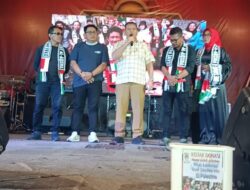 Musisi Bersatu Kota Medan Konser Amal Save Palestina di Aksara Park