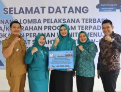 Gunung Baringin Raih Juara Pertama Desa Binaan Kategori PTP2WKSS