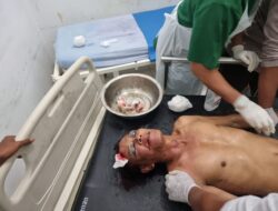 Warga Temukan Riswandi Terbaring Di Atas Parit Berlumuran Darah