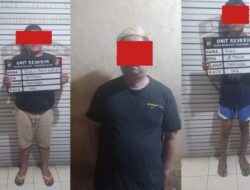 Tiga Tersangka Pelaku Pencurian Mobil Di Ringkus