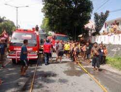 Bus Nice Trans Terbakar di Siantar
