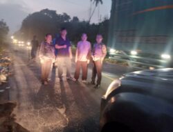 Buang Sampah di Jalinsum, 9 Korban Sepeda Motor Terjatuh