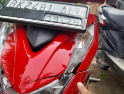 Gegara Ditagih Utang Angsuran Istri, Suami Bacok Sepedamotor Penagih