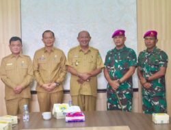Danyonif Marinir 8 Perkenalkan Diri Ke Plt Bupati Langkat