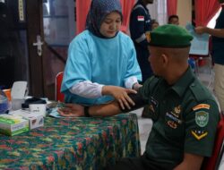Kodim Aceh Tamiang Gelar Bakti Sosial Donor Darah
