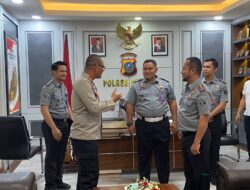 Kepala Lapas Labuhan Ruku Silaturahmi ke Polres Asahan