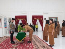 Bupati Sergai Lantik 10 Kepala SD