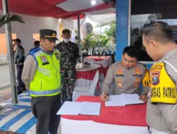 Kapolres Batubara Mengecek Operasi Lilin Toba 2023