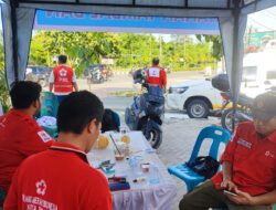 Relawan PMI Binjai Bantu Keamanan Nataru