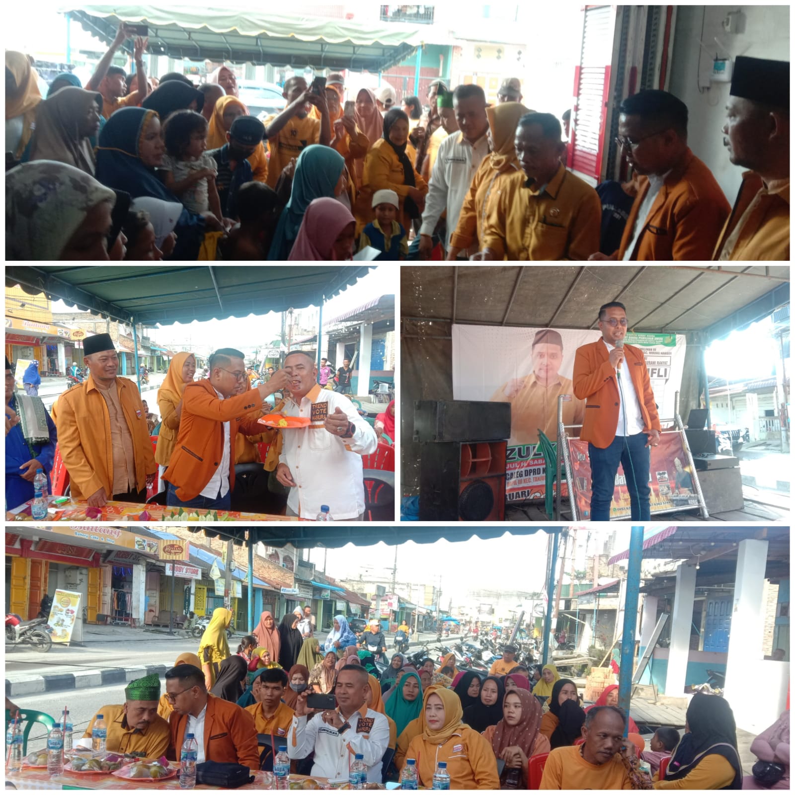 Teks fhoto Pengurus Dewan Pimpinan Cabang (DPC) Partai Hanura Kabupaten Batu Bara gelar Peringatan Hari Ulang Tahun (HUT) Ke-17 tahun 2023 santuni anak Yatim dan memberikan tali asih di Kantor Sekretariat Pemenangan Dapil 3 Partai Hanura Kecamatan Tanjung Tiram, Nibung Hangus Jln.Merdeka Tanjung Tiram Selasa (26/12-2023).beritasore/alirsyah