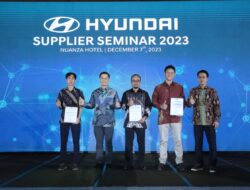 Tumbuh Bersama Indonesia, Hyundai Berikan Sertifikat Pada 3 Pemasok Lokal atas Prestasi R&D