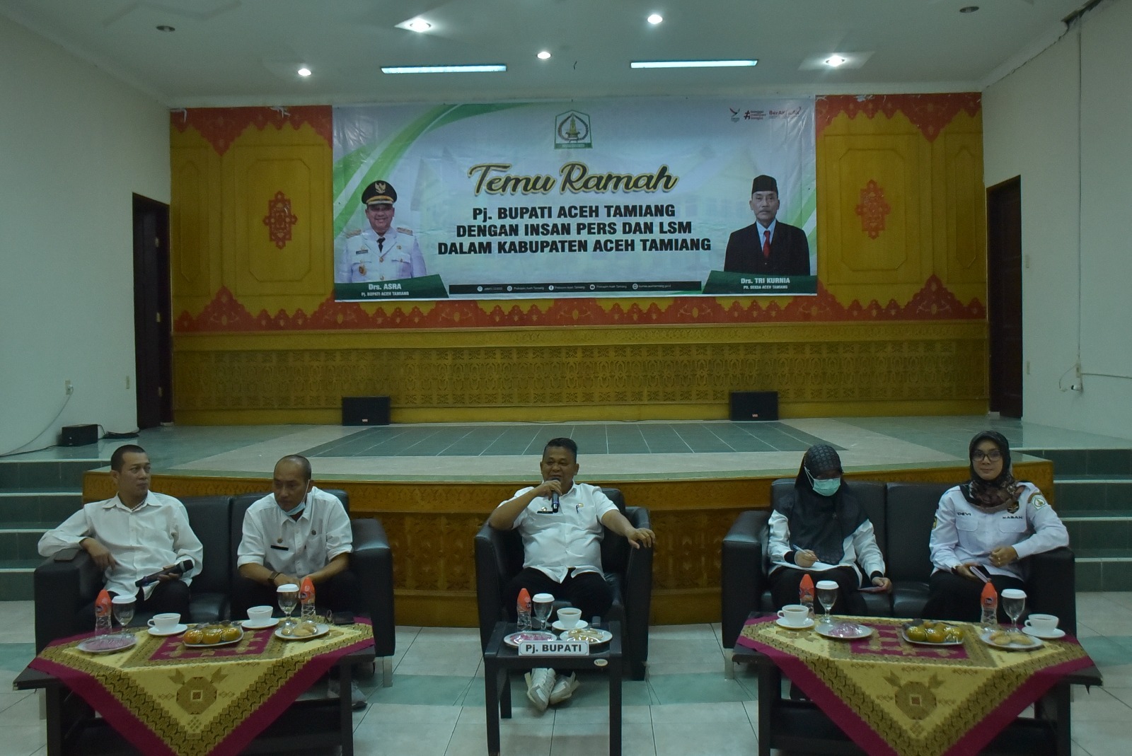 Teks foto : Temu ramah Pj Bupati Aceh Tamiang bersama insan Pers.