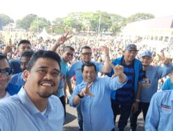 Puluhan Ribu Massa Hadiri Gerak Jalan Santai Relawan Prabowo – Gibran