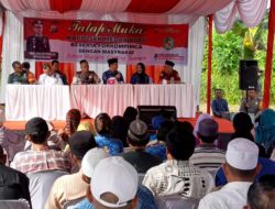 Kapolsek Medan Baru Tatap Muka dengan Masyarakat Sari Rejo