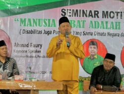 Seminar Motivasi, Syah Afandin Sampaikan 3 Kunci Keselamatan