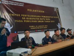 KPU Batubara Tetapkan 45 Pegawai LP Kelas IIA Labuhan Ruku Masuk KPPS